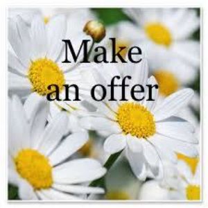 Make an offer all items negotiable Thank you for following and sharing 💛